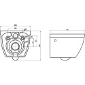 Унитаз подвесной BelBagno Cento-r BB509CH