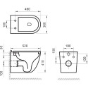 Унитаз подвесной BelBagno Senso-R BB017CHR