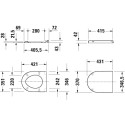 Унитаз подвесной Duravit Starck 3 2225090000 + ершик