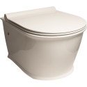Унитаз подвесной SantiLine SL-5009 безободковый, с микролифтом