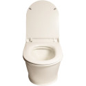 Унитаз подвесной SantiLine SL-5009 безободковый, с микролифтом