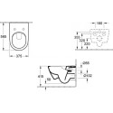 Унитаз подвесной Villeroy & Boch Subway 2.0 5614R201 alpin