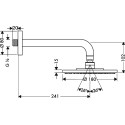 Верхний душ Hansgrohe Raindance S 180 1 jet 27471000