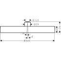 Верхний душ Hansgrohe Rainfinity 26231000