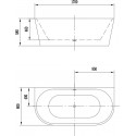 Акриловая ванна Art&Max AM-206-1700-800