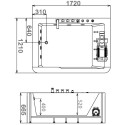 Акриловая ванна Gemy G9226 B