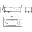 Акриловая ванна Kolpa San String 160x70 см