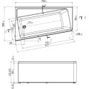 Акриловая ванна Marka One Direct 170x100 см L