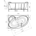 Акриловая ванна Radomir Vannesa Ирма 2 L