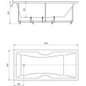 Акриловая ванна Акватек Феникс 180x85 FEN180-0000083