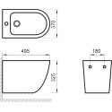 Биде подвесное BelBagno Sfera-R BB046BH