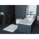 Чугунная ванна Roca Continental 212904001 140x70 см, без противоскользящего покрытия + смеситель