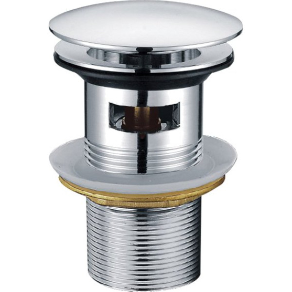 Донный клапан для раковины Creavit SF031 с переливом, хром