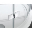 Душевая дверь в нишу Cezares Crystal-S-60/40-C-Cr-R