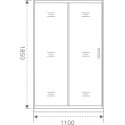 Душевая дверь в нишу Good Door Infinity WTW-110-C-CH