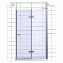 Душевая дверь в нишу GuteWetter Trend Door GK-862AP правая 103 см стекло бесцветное Two, профиль хром