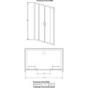 Душевая дверь в нишу Radaway Premium Plus DWD 160 стекло фабрик