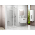Душевая дверь в нишу Ravak CSD2-110 Transparent, профиль белый