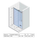 Душевая дверь в нишу Riho Baltic B104 98x210 см