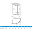 Душевая кабина Erlit Comfort ER4512TPL-C3-RUS