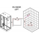 Душевая кабина Esbano ES-129CKR