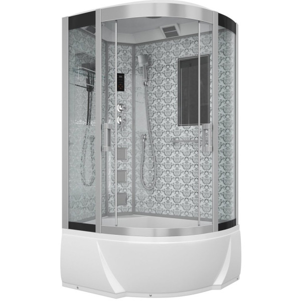 Душевая кабина Niagara Lux 7712WL хром, металлик