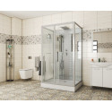 Душевая кабина Niagara Lux NG-7711WBK серебро