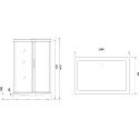 Душевая кабина Niagara Lux NG-7711WBK серебро