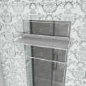 Душевая кабина Niagara Lux NG-7717WBK 100х100x210 серебро
