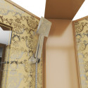 Душевая кабина Niagara Lux NG-7799GBK 90х90x210 золото