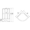 Душевая кабина Niagara NG-708-01N 84х84х220