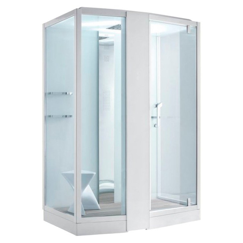 Душевая кабина Orans SR-89102LS белая, с баней