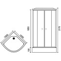 Душевая кабина Royal Bath RB 100HK6-BT-CH