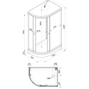 Душевая кабина Triton Коралл Щ0000043488 120х80 см, белый