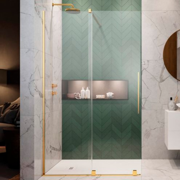 Душевая перегородка Radaway Furo Gold Walk-in 120 L