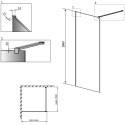 Душевая перегородка Radaway Modo New II 135