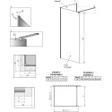 Душевая перегородка Radaway Modo New IV 130x70