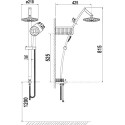 Душевая стойка Argo Navaho AGD 25.2181 C