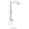 Душевая стойка D&K Potsdam DA2183716G15