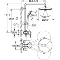 Душевая стойка Grohe Euphoria System 260 27473002