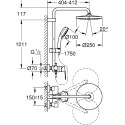 Душевая стойка Grohe Tempesta Cosmopolitan System 250 26673000