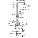 Душевая стойка Grohe Tempesta Cosmopolitan System 250 26674000