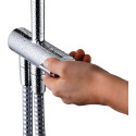 Душевая стойка Hansgrohe Vernis Shape 26282000 Showerpipe 230 1jet Reno хром