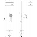 Душевая стойка Lemark LM8805C