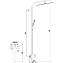 Душевая стойка Lemark Melange LM4960CW