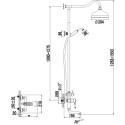 Душевая стойка Lemark Villa LM4862B