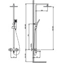 Душевая стойка Timo Tetra-Thermo SX-0169/00 chrom