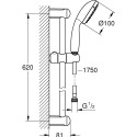Душевой гарнитур Grohe New Tempesta 26162001