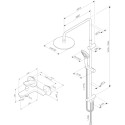 Душевой комплект AM.PM Sunny F40885C14 хром