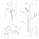 Душевой комплект AM.PM X-Joy F42985A00